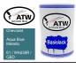Preview: Chevrolet, Aqua Blue Metallic, 61 / WA638R / GBD: 500ml Lackdose, von ATW Autoteile West.